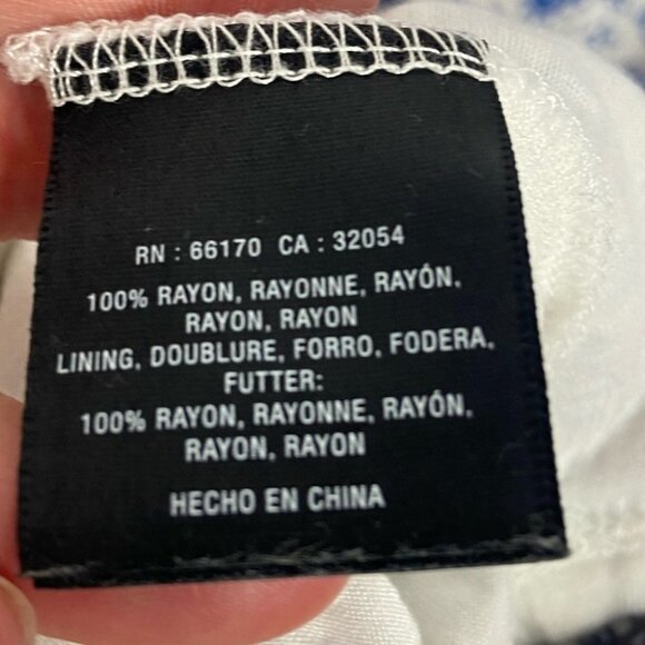 Anthropologie Paisley Print Romper Long Sleeves Blue White Bohemian XS Elevenses - Picture 7 of 16